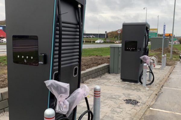 Charging stations on Dandy vej in Vejle